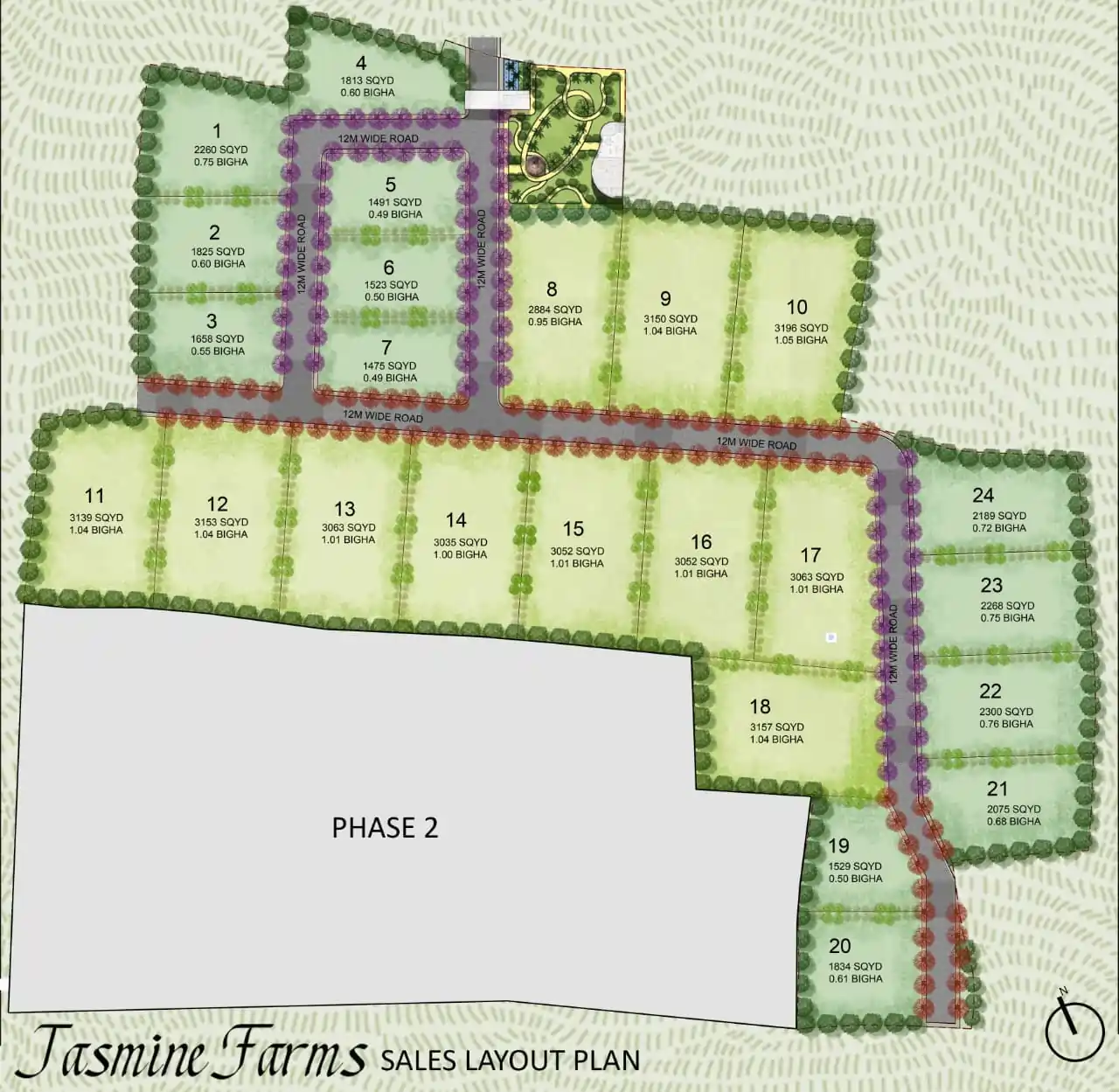 Jasmine Farms Siteplan